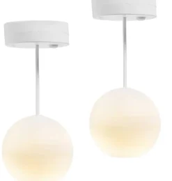 Chinesische Hängelampen von Lundby für das Puppenhaus, 2er-Set mit LED-Beleuchtung