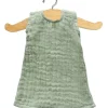 Grünes Minikane-Kleid für Amigas-Puppen
