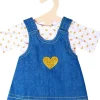 Heless Jeanskleid mit T-Shirt für Puppen von 28–35 cm