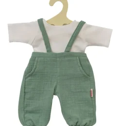Heless-Latzhose mit T-Shirt für Gordi-Puppen / Salbeigrün