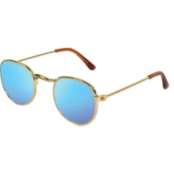 Heless Puppensonnenbrille gold mit verspiegelten Gläsern