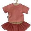 Hollie-T-Shirt und Tüll-Tutu/Rock für die Gordi-Puppen