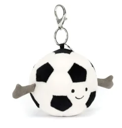 Jellycat Amuseables Sport-Fußball-Anhänger/Schlüsselanhänger