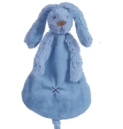 Kuscheltuch Hase tiefblau Happy Horse