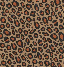 Leoparden-Geschenkpapier aus Kraftpapier