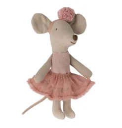 Maileg Ballerina-Maus kleine Schwester / rosa