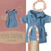 Maileg Bekleidungsset Mutter Maus / Jeanskleid + Tasche + Stirnband