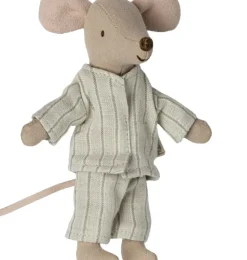 Maileg Big Brother Maus mit Pyjama in Streichholzschachtel