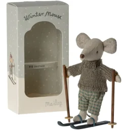 Maileg Big Brother Maus mit Skiset