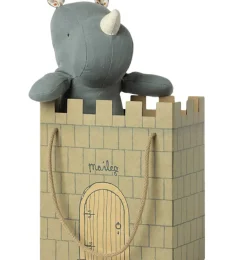 Maileg Karton-Schlosstasche mint