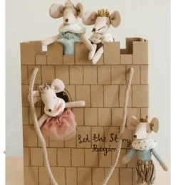 Maileg Karton-Schlosstasche mint