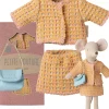 Maileg Kleidungsset Mutter Maus / Anzug mit Tasche