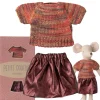 Maileg Kleidungsset Petite Couture Mutter Maus / Rock und Top