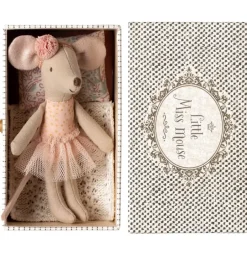 Maileg Little Miss Mouse in ihrem Tagesbett