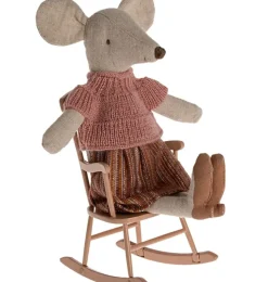 Maileg Schaukelstuhl für die Mäuse / dunkles Pulver