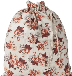 Maileg Tasche / Turnbeutel / Aufbewahrungsbeutel mit Rosendruck