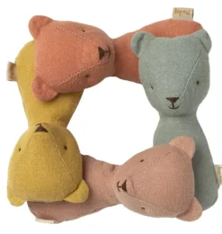 Maileg Teddybärrassel / Altrosa