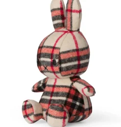 Miffy / Miffy aus wollig kariertem Stoff