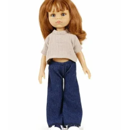 Minikane Amigas – Ensemble Hose Jean et Top Faustine und Double Gaze Galet