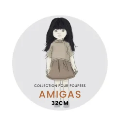 Minikane Amigas Puppenkleid Daisy und Baumwolle Feline