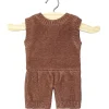 Minikane Barboteuse Orlando und Karamel Chiné-Trikot für Gordi-Puppen
