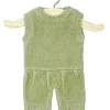 Minikane Barboteuse Orlando und tricot vert sauge für Gordi-Puppen
