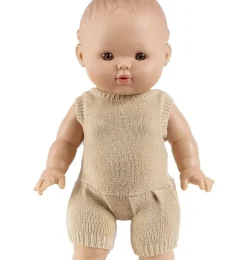 Minikane Barboteuse Orlando und Trikotcreme für Gordi-Puppen