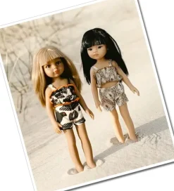 Minikane-Bikini im Retro-Stil für die Las Amigas-Puppen