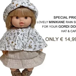 Minikane Ensemble Rainy / Rainwear Set für Gordi Puppen