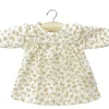 Minikane Gordi-Kleid / Robe Mélodie aus Crépon Féline mit Lurex-Paspelierung