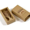 Minikane Haarbürste aus Holz in Box für Puppen
