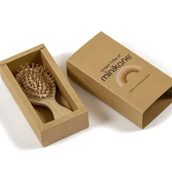 Minikane Haarbürste aus Holz in Box für Puppen