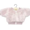 Minikane-Jacke aus rosa Kunstpelz für die Gordi-Puppen