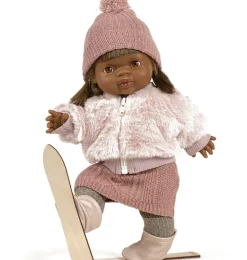 Minikane-Jacke aus rosa Kunstpelz für die Gordi-Puppen