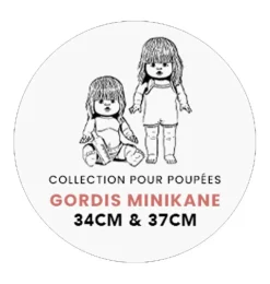 Minikane-Regenmantel für Gordi-Puppen