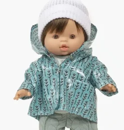 Minikane Regenmantel für Gordi-Puppen Design Eingeschlossene Bäume