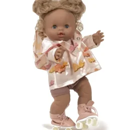 Minikane Regenmantel für Gordi-Puppen Design Happy Clouds