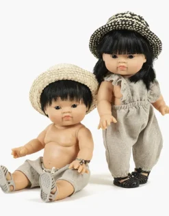 Minikane Strohhut Pablo für Gordi Puppen