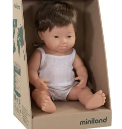 Miniland Puppenjunge mit Down-Syndrom 38 cm