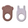 OYOY Set mit zwei Beißringen Nelson & Ling Ling Baby Teether