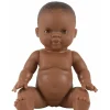 Paola Reina Babypuppe braunes Mädchen 34 cm