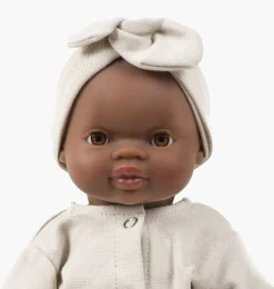 Paola Reina Babypuppe braunes Mädchen 34 cm