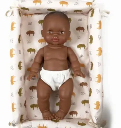 Paola Reina Babypuppe braunes Mädchen 34 cm