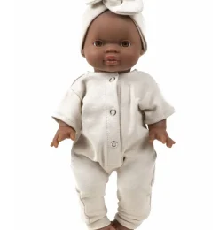 Paola Reina Babypuppe braunes Mädchen 34 cm