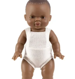 Paola Reina Babypuppe braunes Mädchen 34 cm