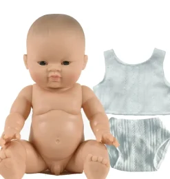 Paola Reina Babypuppenjunge Asiatin mit Unterwäsche