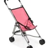 Puppenwagen Buggy pink / schwarz für unter anderem die Gordi Puppen von Paola Reina