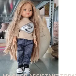 Silberne Gürteltasche für (AMIGAS) Puppen